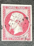 Timbre N°17A  Chez Y&T - 1853-1860 Napoléon III