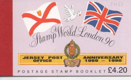 JERSEY COMPLETO BOOKLET STAMP WORLD LONDON 90 - Jersey