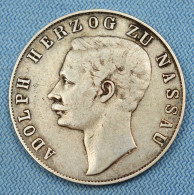 Nassau • 1 Thaler 1859 • Ss / VF-XF • Adolph • Ag 900 ‰ • Mint.: 49'780 • Vereinstaler / Taler / German States • [24-896 - Taler & Doppeltaler