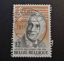 Belgie Belgique - 1984 OPB/COB N° 2154 - ( 1 Value )  Arthur Meulemans - Toondichter  -  Obl. Merelbeke 1 - Gebruikt