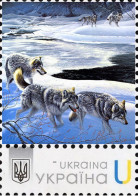 Ukraine 2024, Fauna, Wolves, Art, 1v - Oekraïne