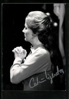 AK Opernsängerin Catarina Ligendza Mit Original Autograph  - Opéra
