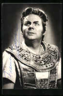 AK Opernsänger Francisco Lazaro Mit Original Autograph  - Oper