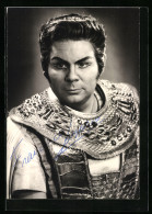 AK Opernsänger Francisco Lazaro Auf Der Bühne, Mit Original Autograph  - Opéra