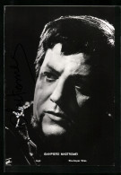 AK Opernsänger Gianpiero Mastromei, Mit Original Autograph  - Opéra