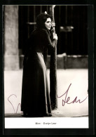 AK Opernsängerin Evelyn Lear Als Mimi, Mit Original Autograph  - Opera