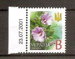 UKRAINE 2001●Mi 433AI●Flowers Hollyhocks●MNH - Ukraine
