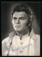 AK Opernsänger Harald Stamm In Zauberflöte, Mit Original Autograph  - Opera