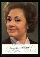 AK Opernsängerin Erika Köth Mit Original Autograph  - Opéra
