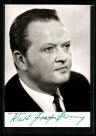 AK Opernsänger Karl-Josef Hering Mit Original Autograph  - Opera