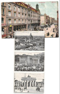 Leporello-AK Berlin, Kaiser-Hotel In Der Friedrichstrasse, Neue Wache, Königliches Schloss  - Mitte