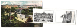 Leporello-AK Berlin-Tiergarten, Hochbahn Am Wassertor, Strassenbahn, Siegessäule, Reichstagsgebäude, Der Neue Dom  - Tiergarten