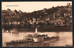 AK Dresden-Loschwitz, Dampfer Loschwitz Auf Der Elbe  - Andere & Zonder Classificatie