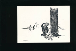 Dessin De Becdonnel 1975 - Humour - Les Oiseaux Terribles 127/1 -  Tirage Collection Numéroté - Humour