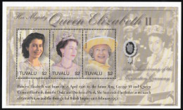 2003 Tuvalu 50th Anniversary Of Coronation Of HM Queen Elizabeth II Minisheet And Souvenir Sheet (** / MNH / UMM) - Familles Royales