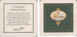 5002630 Bierdeckel Quadratisch - Bitburger - Kleiner Fleck - Beer Mats