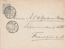 Pays Bas  Entier Postal Gravenhage Pour L'Allemagne 1899 - Entiers Postaux