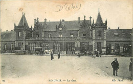 60 - Beauvais - La Gare - Animée - Correspondance - CPA - Voir Scans Recto-Verso - Beauvais