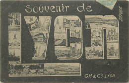 69 - Lyon - Multivues - Oblitération Ronde De 1905 - CPA - Voir Scans Recto-Verso - Autres & Non Classés