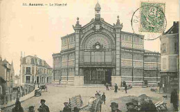 89 - Auxerre - Le Marché - Animée - CPA - Voir Scans Recto-Verso - Auxerre