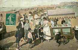 62 - Berck Plage - La Marchande De Glaces - Colorisée - Animé - Ecrite En 1907 - CPA - Voir Scans Recto-Verso - Berck