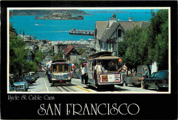 Trains - Tramways - San Francisco - Cable Car - Automobiles - Etats-Unis - USA - United States - CPM - Carte Neuve - Voi - Tram