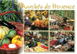Marchés - Marchés De Provence - Multivues - Fruits Et Légumes - CPM - Voir Scans Recto-Verso - Marchés