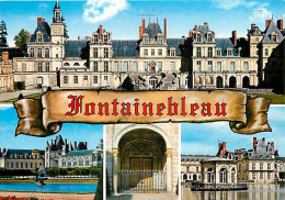 77 - Fontainebleau - Palais De Fontainebleau - Multivues - Flamme Postale De Avon - CPM - Voir Scans Recto-Verso - Fontainebleau