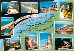 76 - Seine Maritime - Le Pays De Caux - La Cote D'Albatre - Multivues - Carte Géographique - Carte Neuve - CPM - Voir Sc - Autres & Non Classés