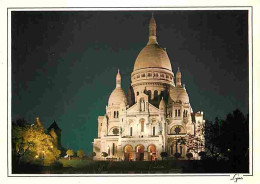 75 - Paris - Basilique Du Sacré-Coeur De Montmartre - Vue De Nuit - Carte Neuve - CPM - Voir Scans Recto-Verso - Sacré Coeur