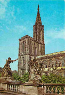 67 - Strasbourg - La Cathédrale Vue Du Château Des Rohan - Flamme Postale - CPM - Voir Scans Recto-Verso - Straatsburg