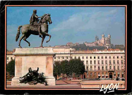 69 - Lyon - Place Bellecour - Statue équestre De Louis XIV - CPM - Voir Scans Recto-Verso - Other & Unclassified