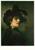 Art - Peinture - Rembrandt Harmensz Van Rijn - Portrait Du Peintre - CPM - Voir Scans Recto-Verso - Peintures & Tableaux