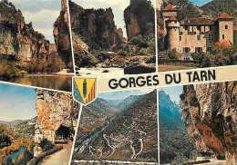 48 - Les Gorges Du Tarn - Multivues - Blasons - CPM - Voir Scans Recto-Verso - Gorges Du Tarn