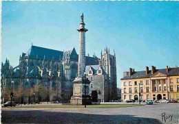 44 - Nantes - Place Du Maréchal Foch Et Colonne Louis XVI - Automobiles - CPM - Voir Scans Recto-Verso - Nantes