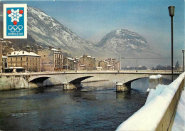 38 - Grenoble - Xemes Jeux Olympiques D'Hiver Grenoble 1968 - L'Isère Au Pont De La Citadelle, Et Le St-Eynard (1320 M)  - Grenoble