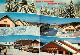 25 - Métabief - Mont D'Or - Multivues - Automobiles - Hiver - Neige - CPM - Voir Scans Recto-Verso - Andere & Zonder Classificatie