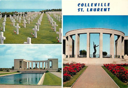 14 - Colleville Sur Mer - Saint Laurent Sur Mer - Omaha Beach - Le Cimetière Et Le Mémorial  Américain - Multivues - Car - Other & Unclassified