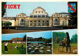 03 - Vichy - Multivues - Golf - Chevaux - Sulky - Blasons - Carte Neuve - CPM - Voir Scans Recto-Verso - Vichy