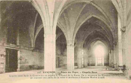 84 - Avignon - Intérieur Du Palais Des Papes - Chapelle Basse - CPA - Voir Scans Recto-Verso - Avignon (Palais & Pont)
