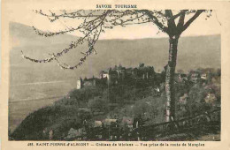 73 - Saint Pierre D'Albigny - Château De Miolans - Vue Prise De La Route De Monplan - CPA - Voir Scans Recto-Verso - Saint Pierre D'Albigny