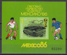 Football / Soccer / Fussball - WM 1986:  Bulgarien  Bl **, Imperf. - 1986 – Mexico