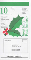 CANADA CARNET BOOKLET GREET MORE ARBOL TREE NAVIDAD CHRISTMAS - Noël