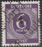 SBZ- Bezirksstpl.- Aufdrucke: Freimarke:  Mi. Nr. Ic, 6 Pfg. I. Kontrollratsausgabe, Bezirk 3, Berlin-Kaulsdorf.  **/MNH - Ungebraucht