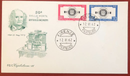 ITALY - FDC - 1962 - 50th Anniversary Of The Death Of Antonio Pacinotti - FDC