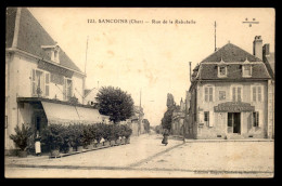 18 - SANCOINS - RUE DE LA RABUTELLE - EPICERIE R. DELORME - CAFE-HOTEL ST JOSEPH - Sancoins