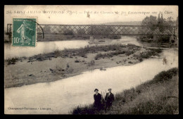 18 - ST-AMAND-MONTROND - PONT DU CHEMIN DE FER ECONOMIQUE SUR LE CHER - Saint-Amand-Montrond