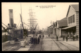 17 - LA PALLICE-ROCHELLE - LE QUAI NORD - CARGO - VOILIER - La Rochelle