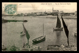 29 - ILE DE BATZ - VUE DU PORT ET DE L'EGLISE - Ile-de-Batz