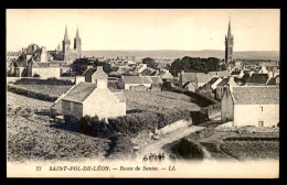 29 - ST-POL-DE-LEON - ROUTE DE SANTEC - Saint-Pol-de-Léon